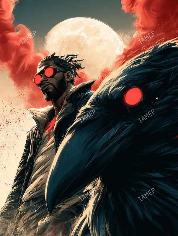 Crimson Moon Character Posters