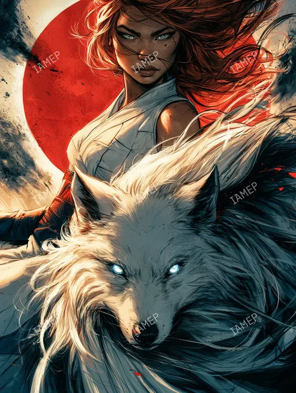 Crimson Moon Character Posters