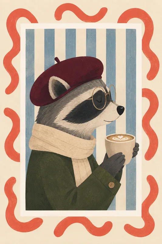 Whimsical Editorial Animal Portraits