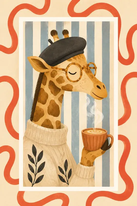 Whimsical Editorial Animal Portraits