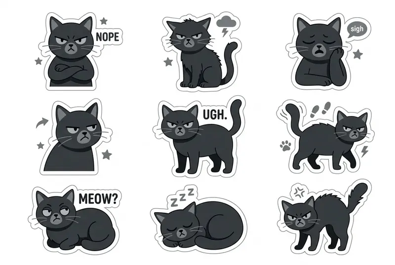 Character Expression Stickers