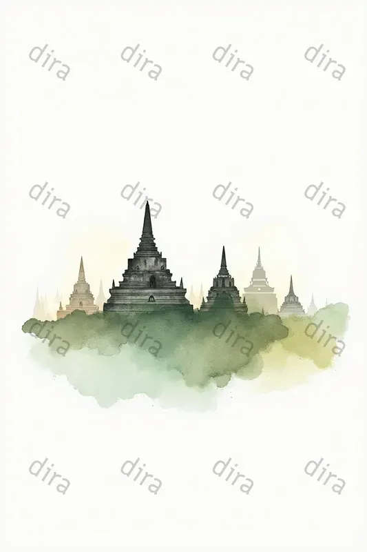 Architectural Wonders Watercolor Series