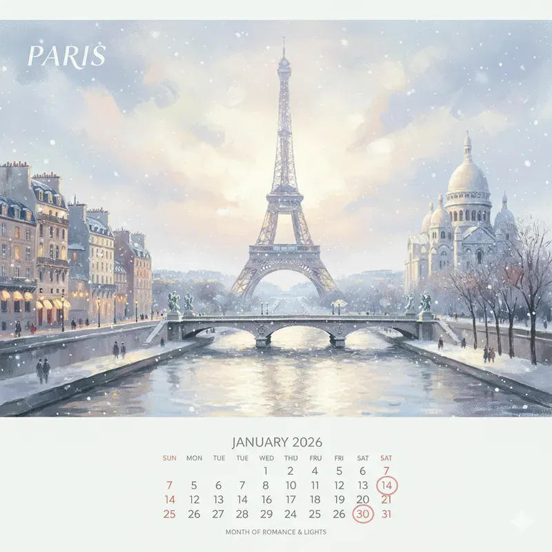 World City Calendar Makers 2026