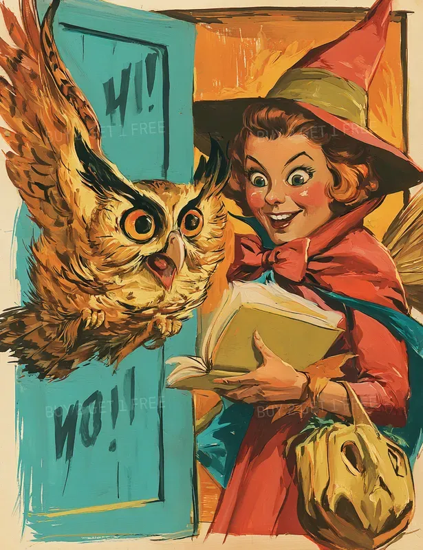 Vintage Halloween Illustrations