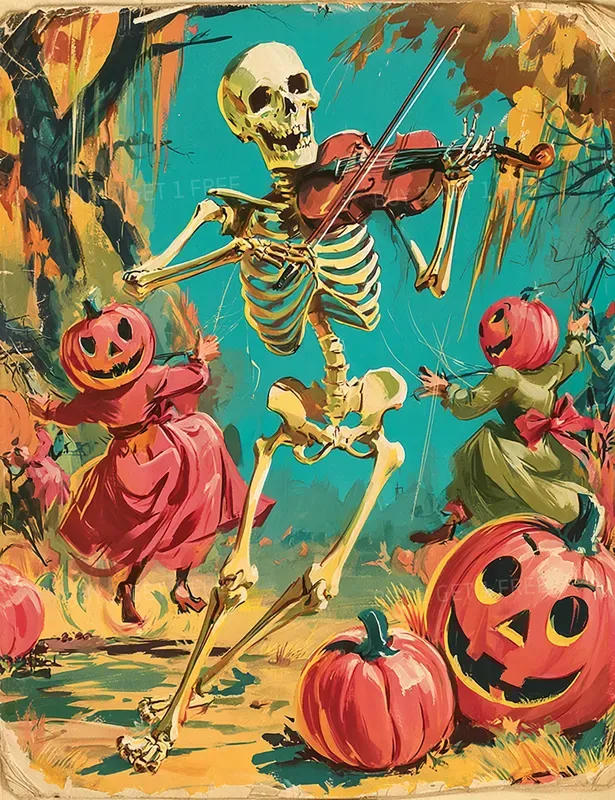 Vintage Halloween Illustrations