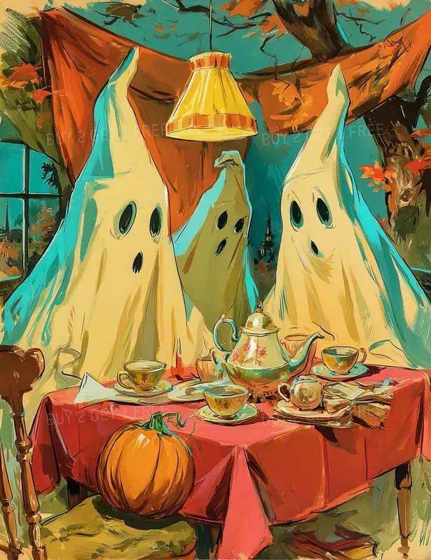 Vintage Halloween Illustrations
