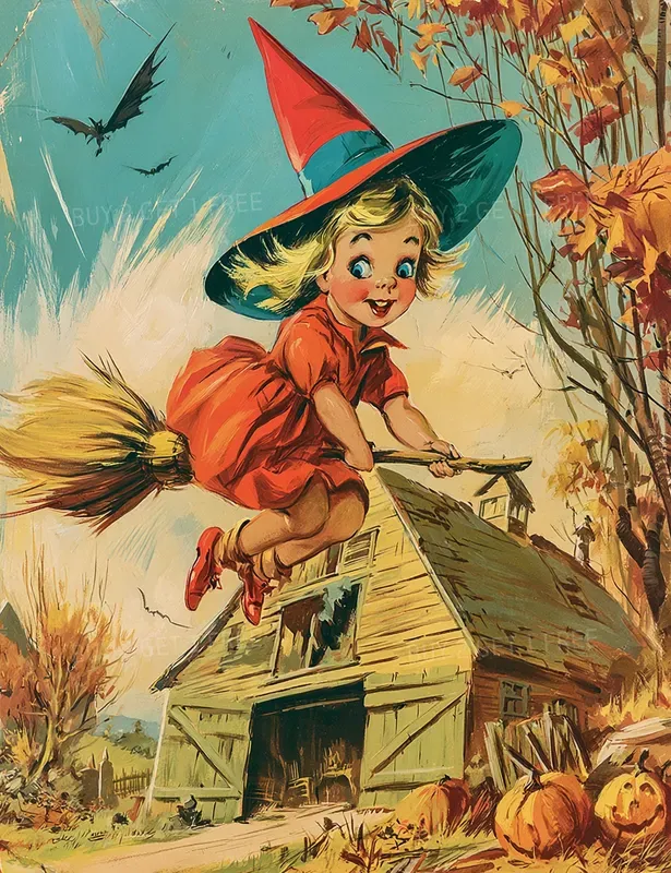 Vintage Halloween Illustrations