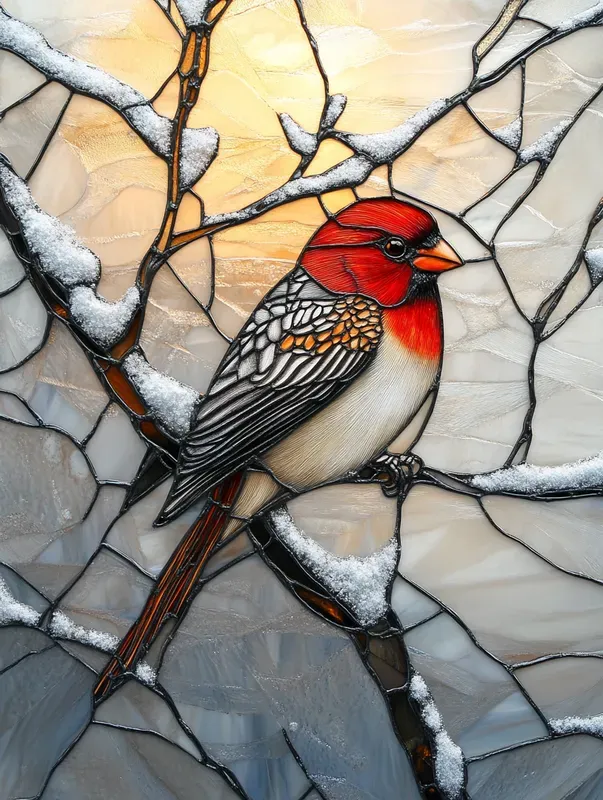 Radiant Glass Art With Different Motifs
