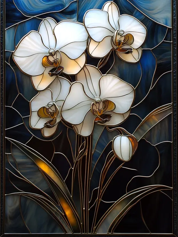 Radiant Glass Art With Different Motifs