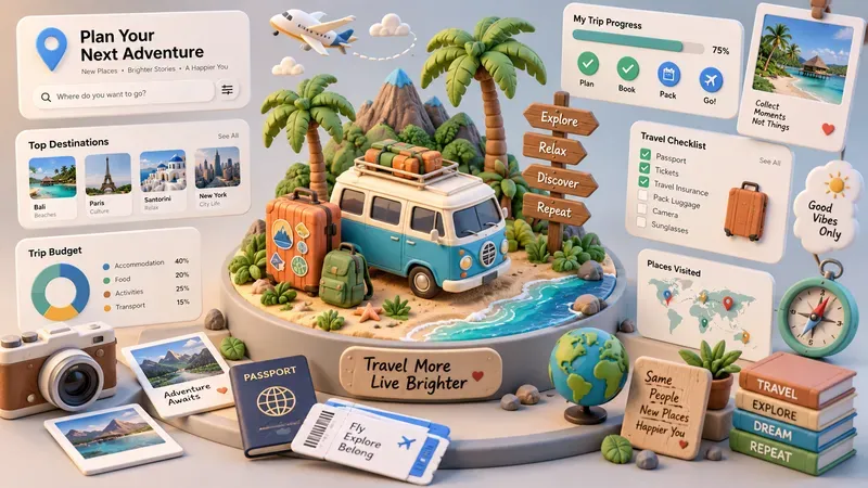 3D Clay Infographics