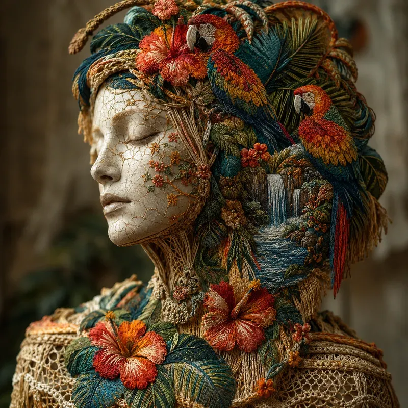 Luxury Textile Portraits