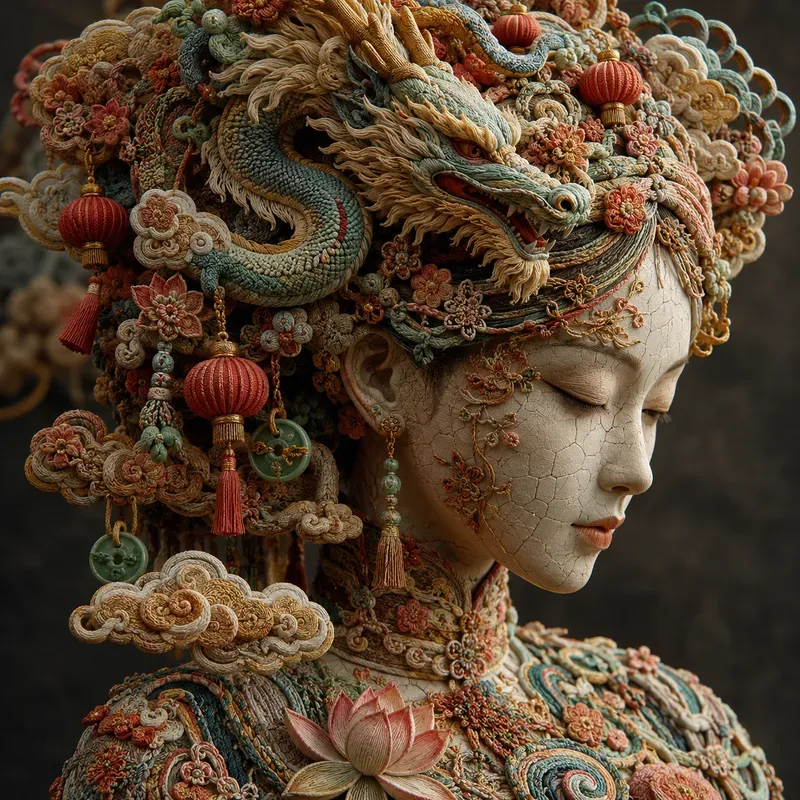 Luxury Textile Portraits