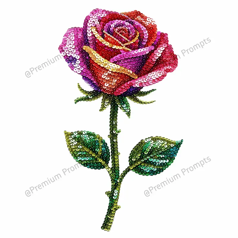 Realistic Multicolored Sequins Cliparts