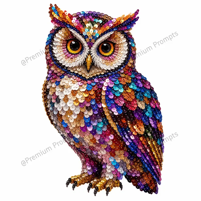 Realistic Multicolored Sequins Cliparts