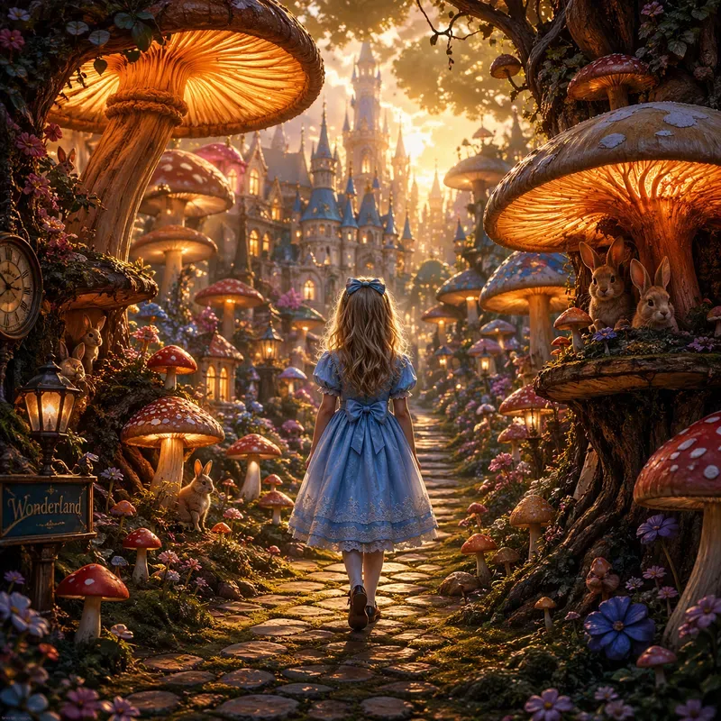Enchanted Wonderland Storybook Scenes