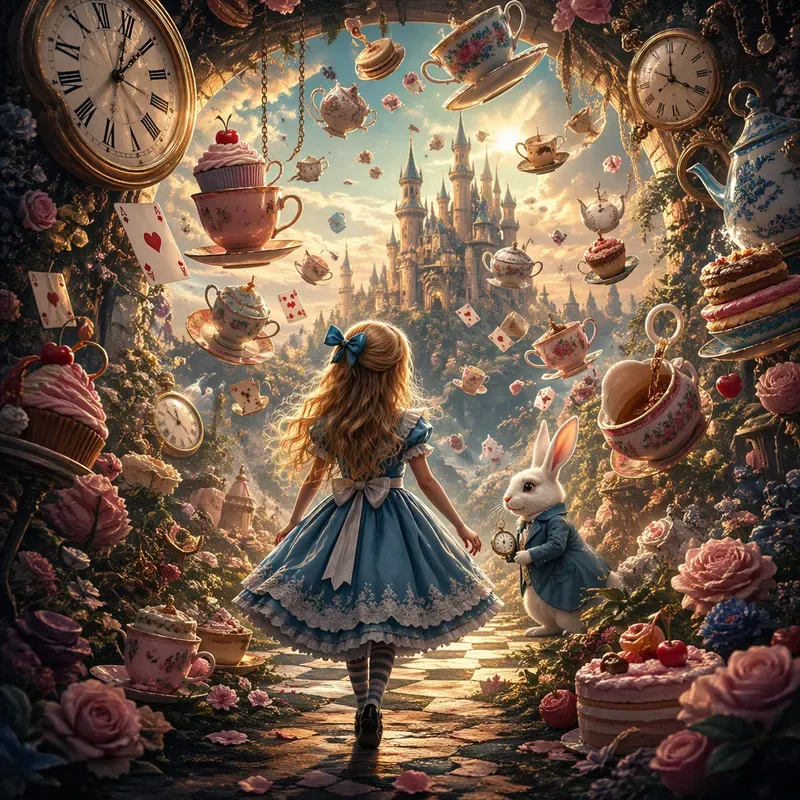 Enchanted Wonderland Storybook Scenes