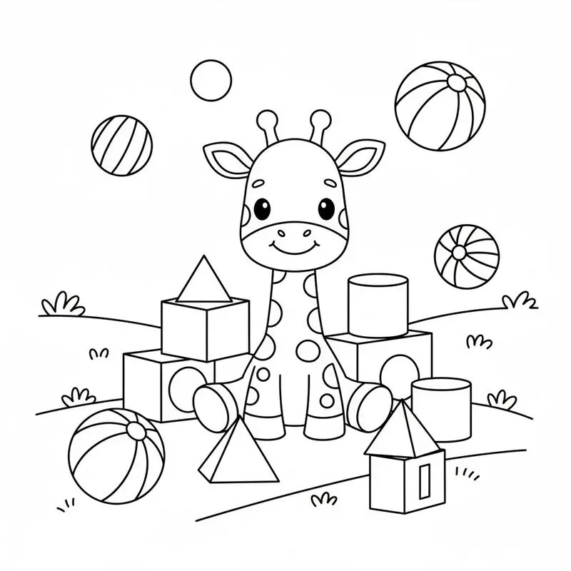 Toddlerfriendly Black White Coloring