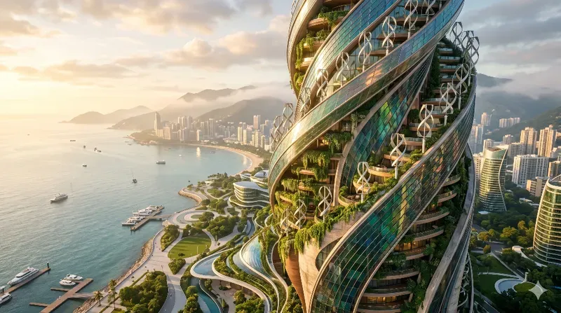 Bio Organic Solarpunk Concept Art