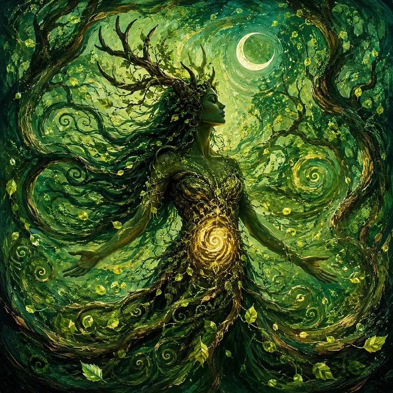 Mystic Goddess Spirit Art