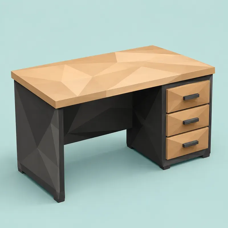 Log Cabin Low Poly 3D Renders