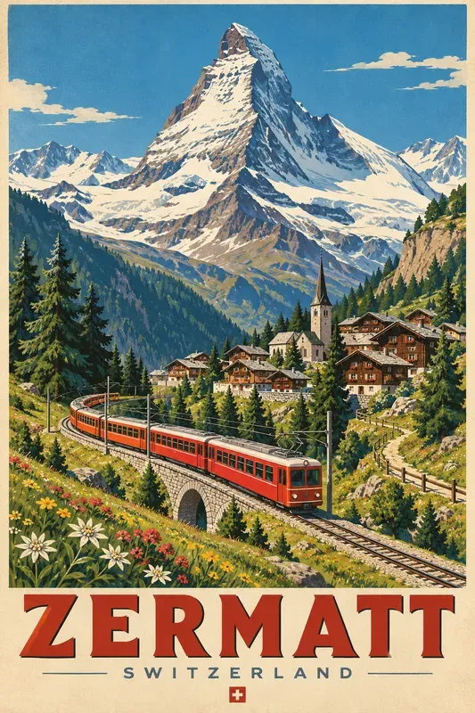 Vintage Travel Destination Posters