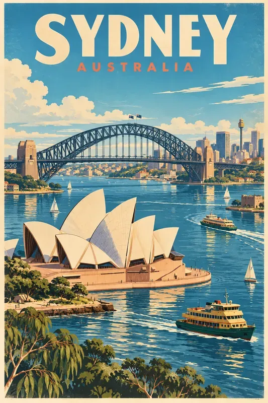 Vintage Travel Destination Posters