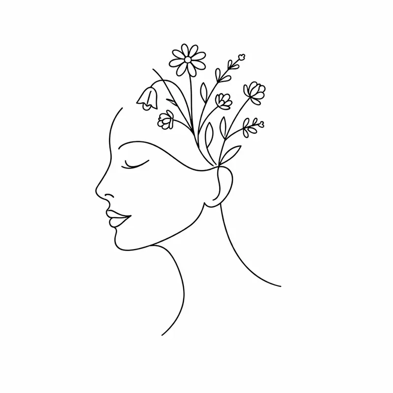 Minimalist Line Art Tattoos