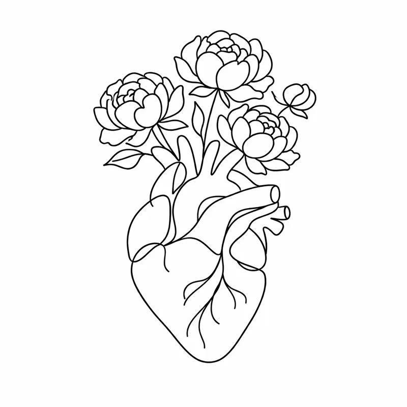 Minimalist Line Art Tattoos