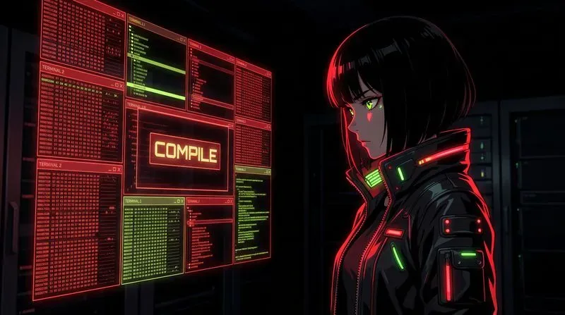 Anime Holographic Ui Screens