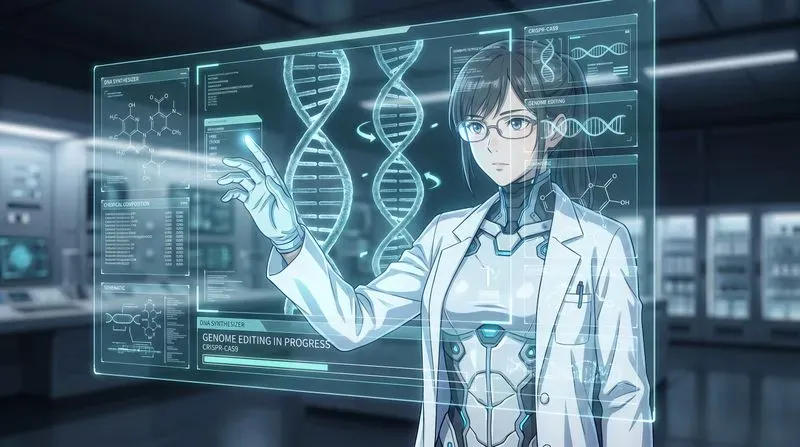 Anime Holographic Ui Screens