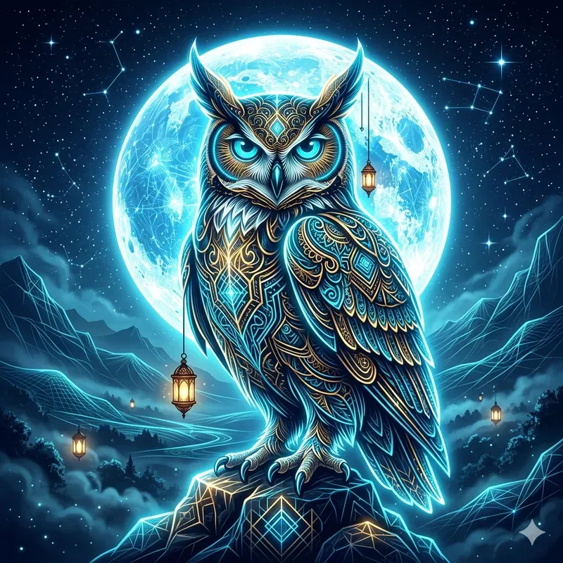 Luminous Cyberfolk Art Templates