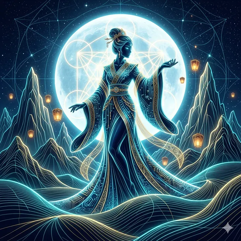 Luminous Cyberfolk Art Templates