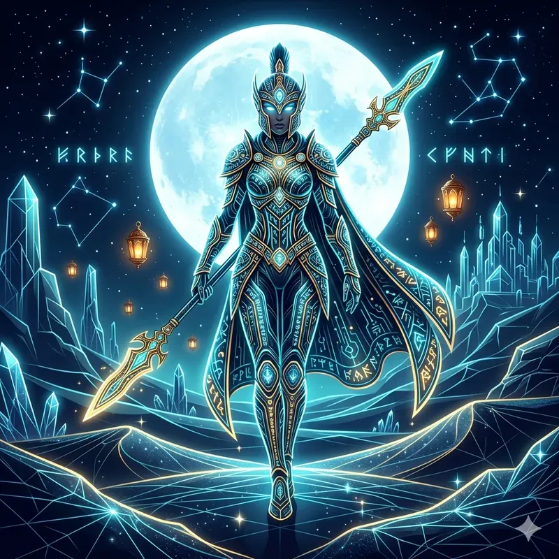 Luminous Cyberfolk Art Templates
