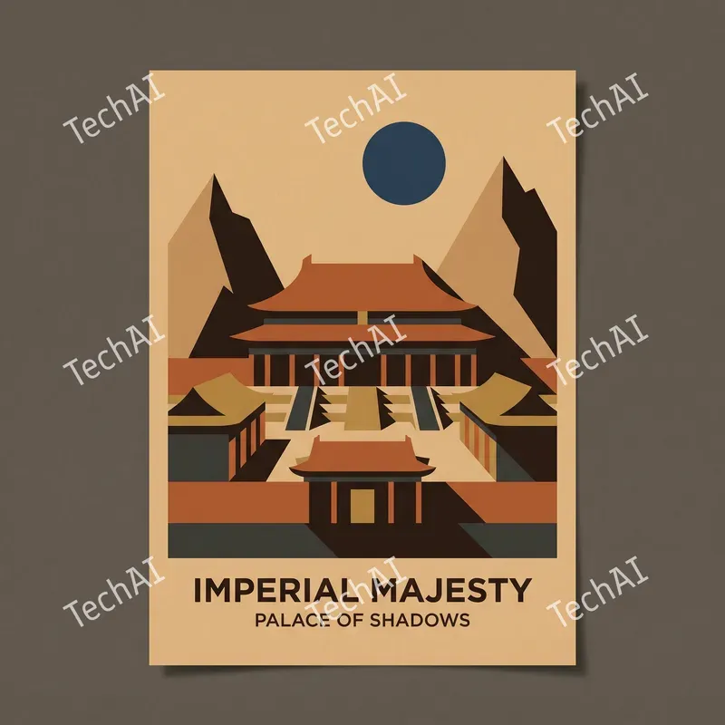 Minimalist Asian Architecture Art