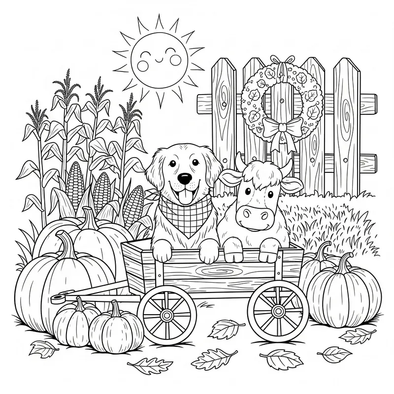 Pumpkins Paws Barnyard Pals