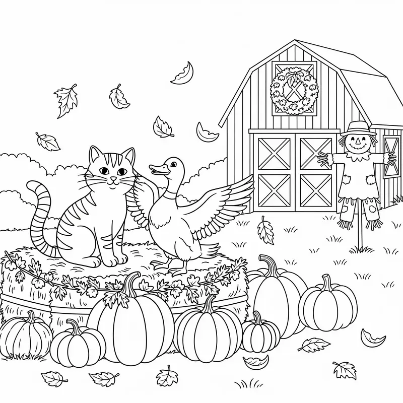 Pumpkins Paws Barnyard Pals