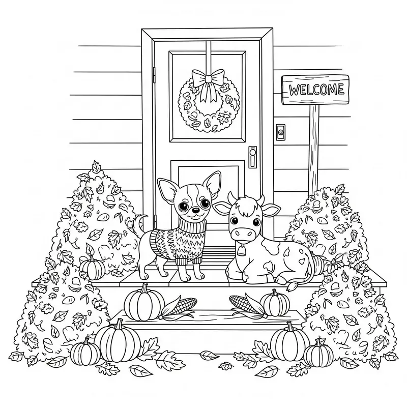 Pumpkins Paws Barnyard Pals