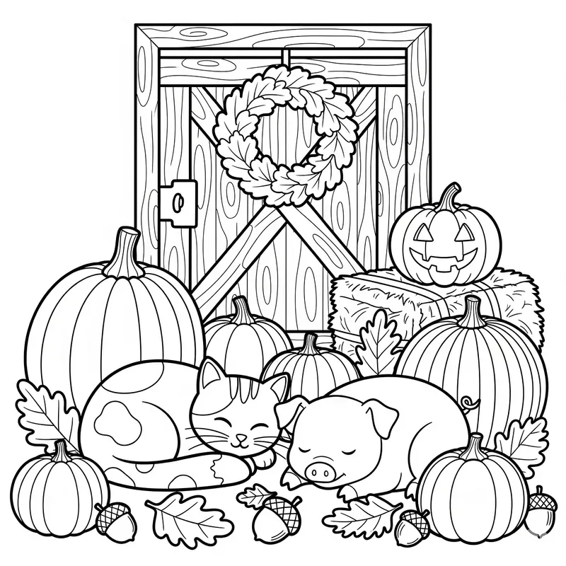 Pumpkins Paws Barnyard Pals