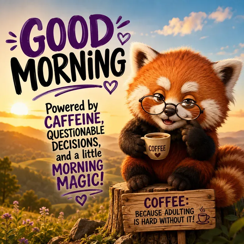 Funny Morning Coffee Greetings
