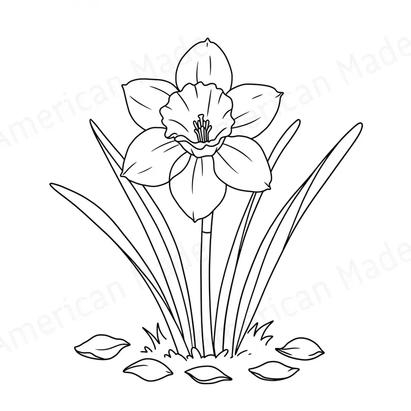 Spring Blossom Coloring Pages