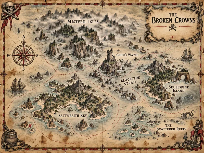 Ancient Pirate Archipelago Maps