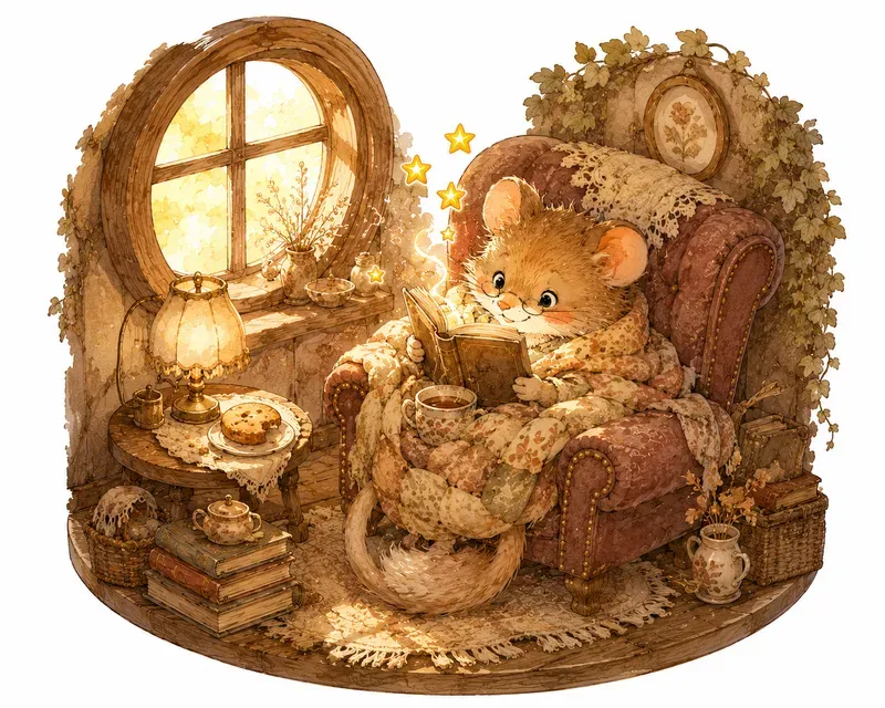 Whimsical Watercolor Tale Animal Readings