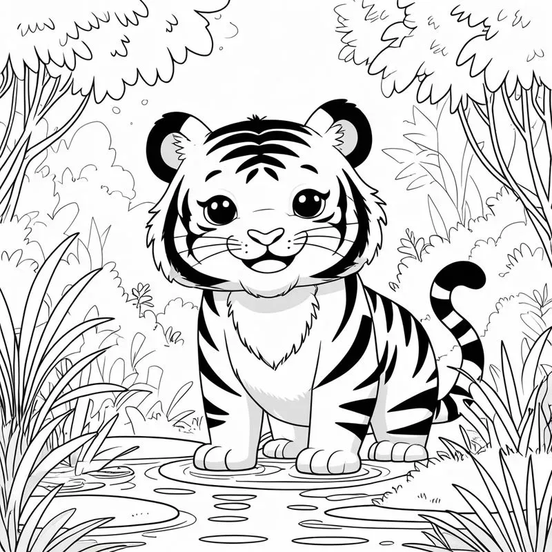 Coloring Book Style Designs