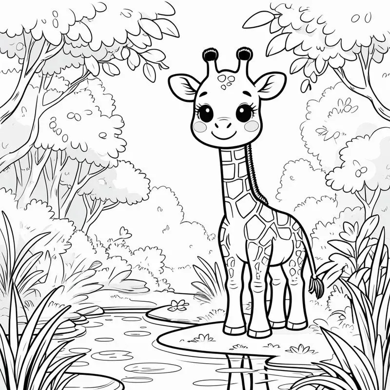 Coloring Book Style Designs