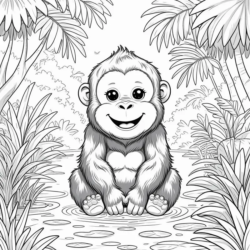 Coloring Book Style Designs