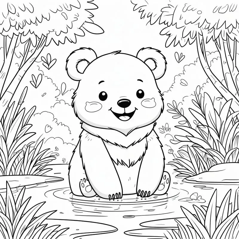 Coloring Book Style Designs