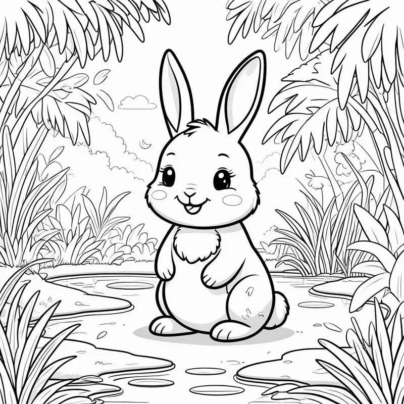 Coloring Book Style Designs