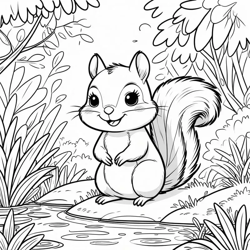 Coloring Book Style Designs