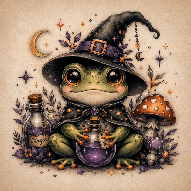 Cute Spooky Tattoo Flashes
