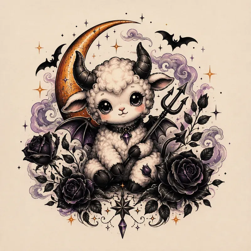 Cute Spooky Tattoo Flashes